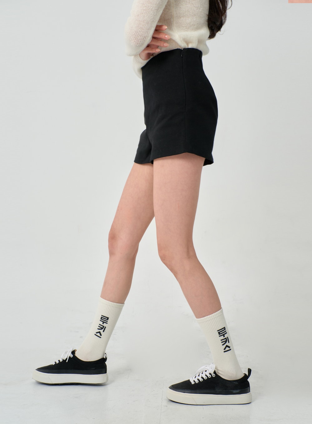 LV/Louis Vuitton-Flocking letter stockings exported to Japansock socks no  sock korean socks korean s