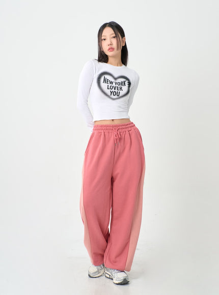 Wave New York 短款長袖 T 卹 IS06