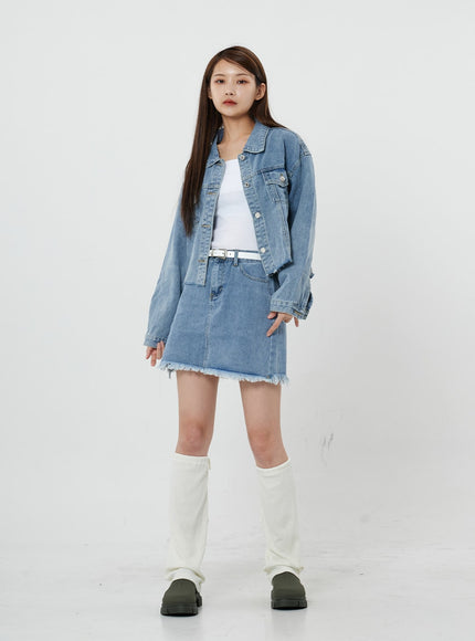 Sienna 短款牛仔褲夾克 CS21