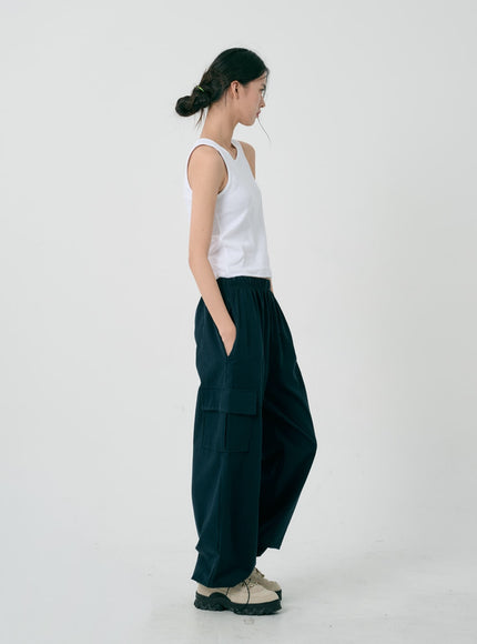 圓領無袖上衣 ID08