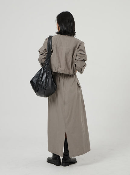 繫帶細節短款襯衫 OF310