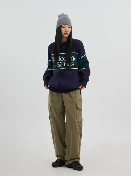 工裝寬鬆運動褲 CJ319