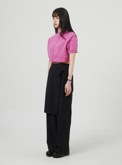 裹身裙闊腿褲OF324