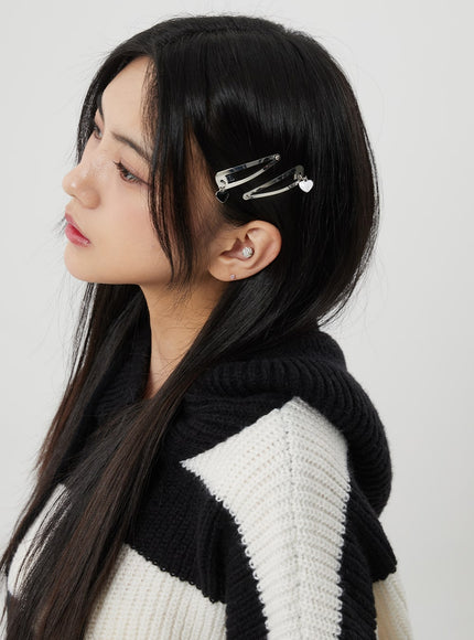 迷你心形髮夾 BJ316