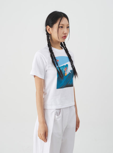 Surfing Graphic Tee CJ02