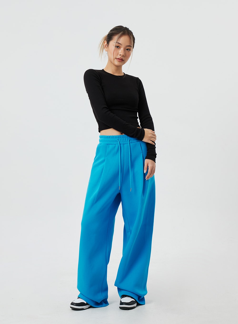 Wide Leg Track Pants CM03