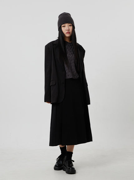 超大基本款夾克 CF306