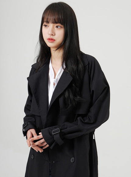 Button Trench Coat OF328