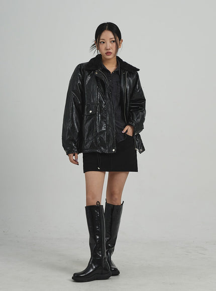 人造皮毛皮夾克 CD12