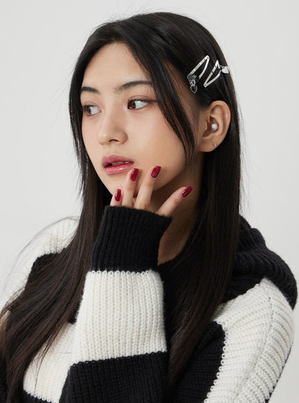 迷你心形髮夾 BJ316