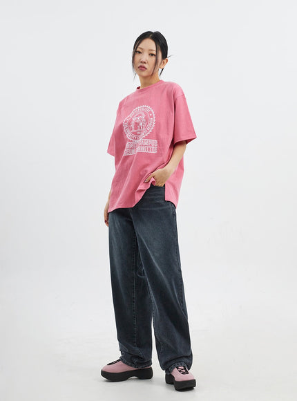 Straight Leg Baggy Jeans CJ318