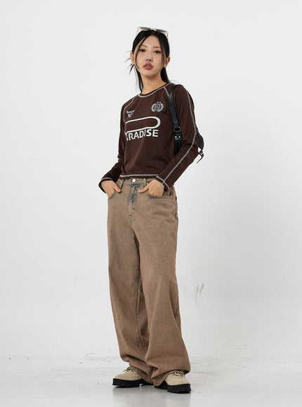 Raemon 中性寬牛仔褲 CS21