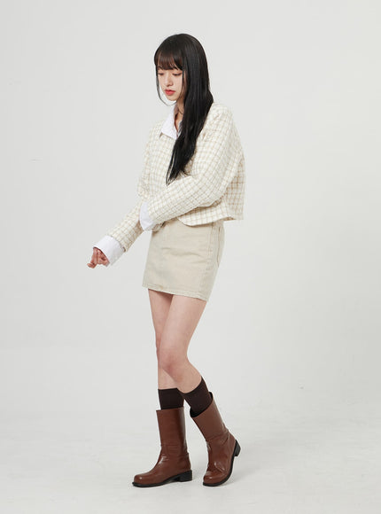 高腰棉質裙褲 OF328