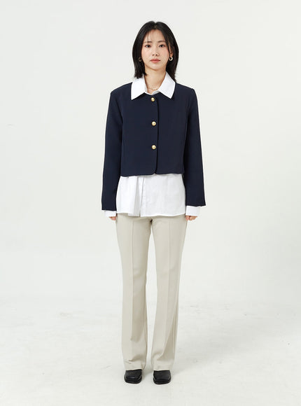 金色鈕扣夾克 OM314