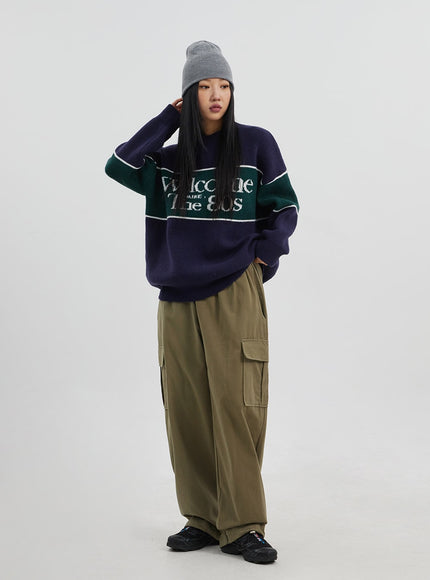 工裝寬鬆運動褲 CJ319