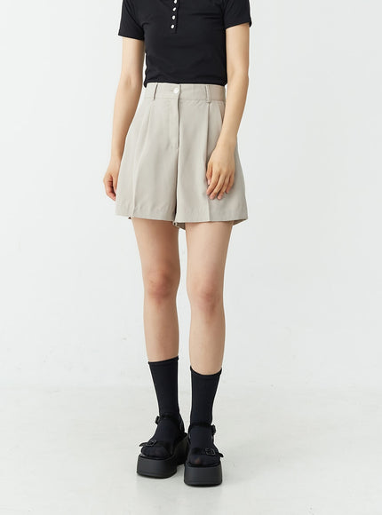 光面雙扣厚底涼鞋 OU14