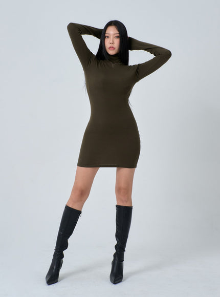 Turtleneck Mini Dress IN24