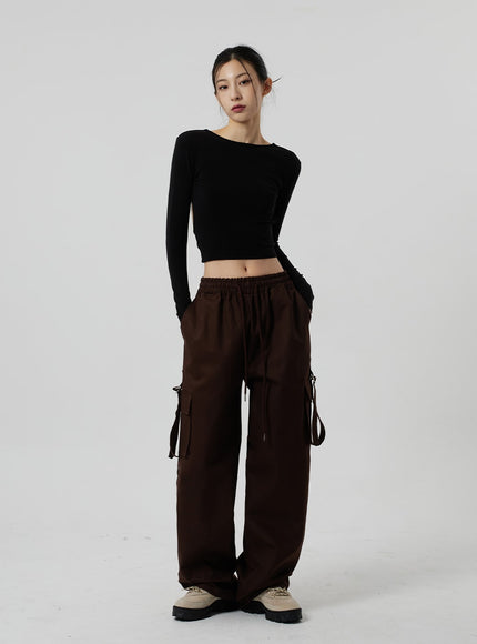 背部交叉繫帶上衣 CF308