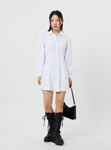 迷你襯衫連衣裙CF316