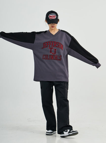 Selena 尼龍工裝寬褲 CS23