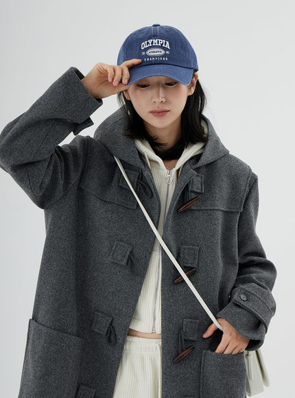 Olympia Lettering Print Baseball Cap ON09