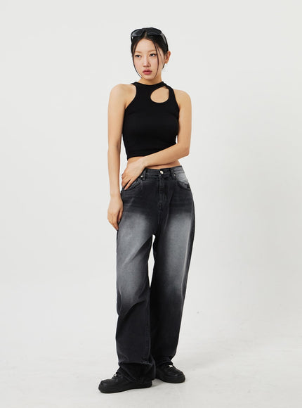 Cut Out Tank Top CF328