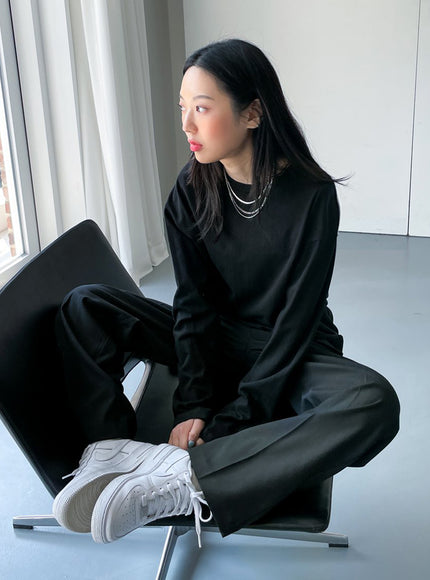 Layered Long Sleeve T Shirt CM2