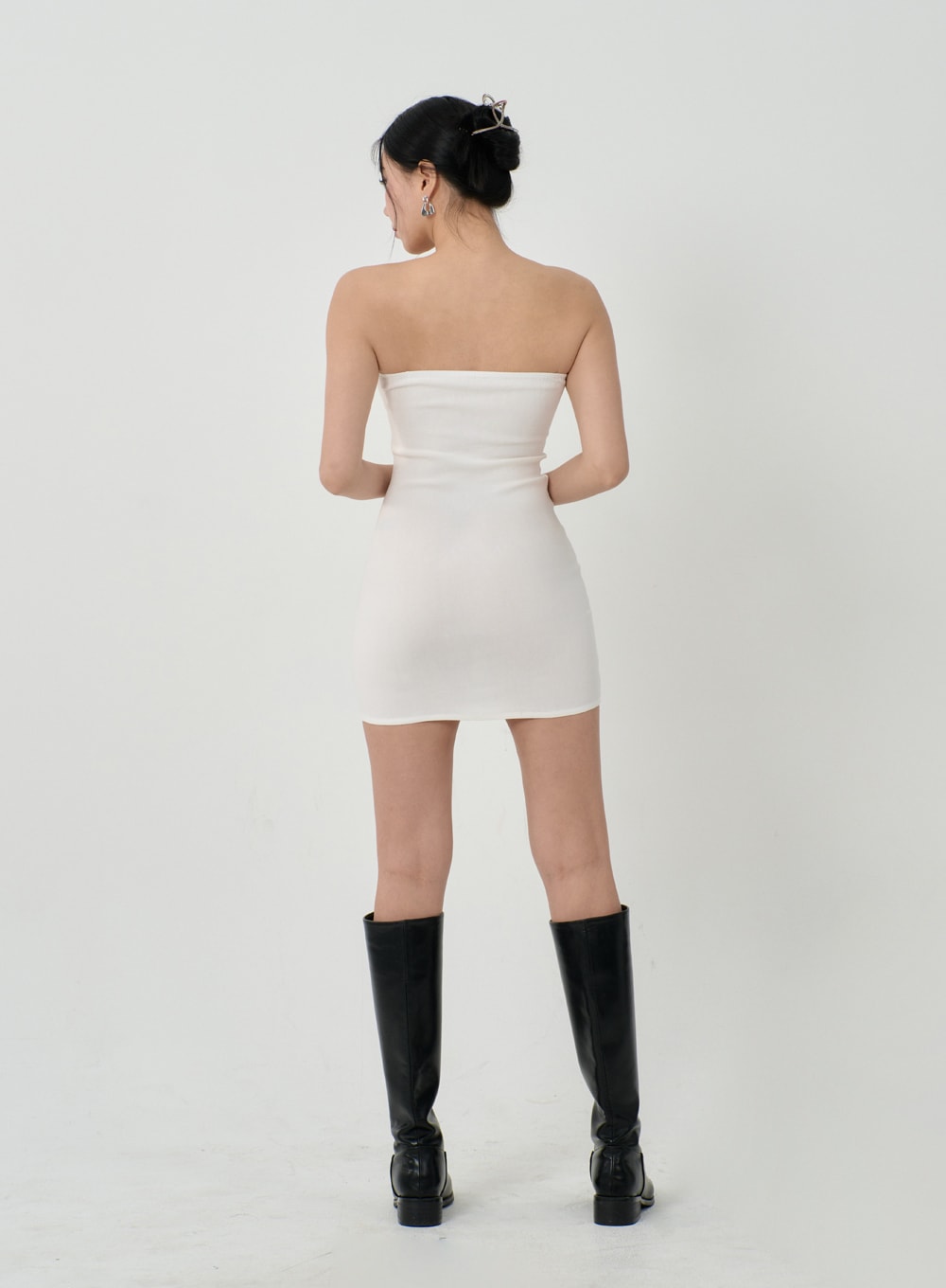 Strapless Wrapped Mini Dress ID23