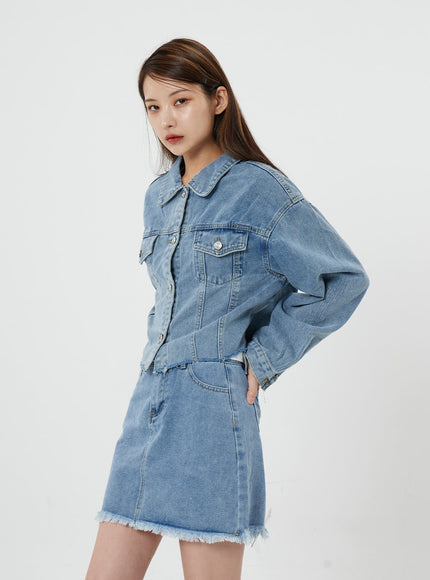 Sienna 短款牛仔褲夾克 CS21