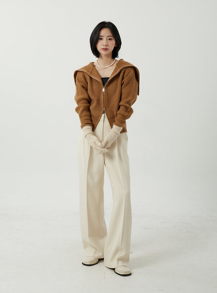 Wide Leg Tailored Pants OJ309