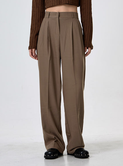 Basic Pintuck Tailored Pants CG30
