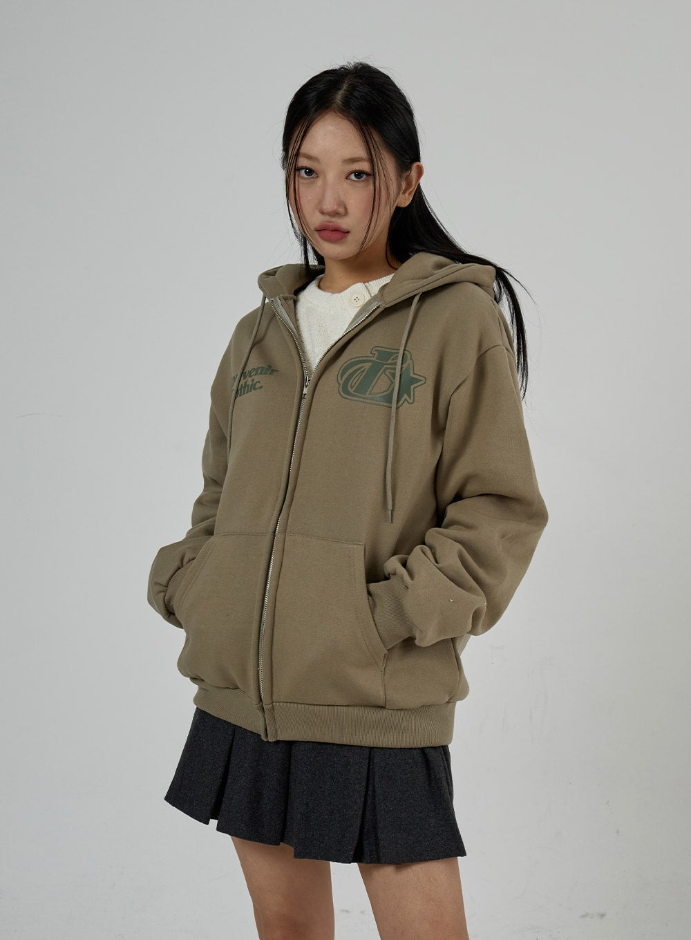 goodnight5to【希少】goodnight5tore bicolor zip hoodie