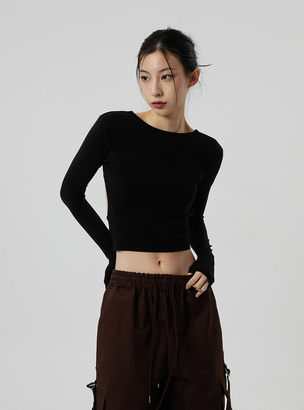 背部交叉繫帶上衣 CF308