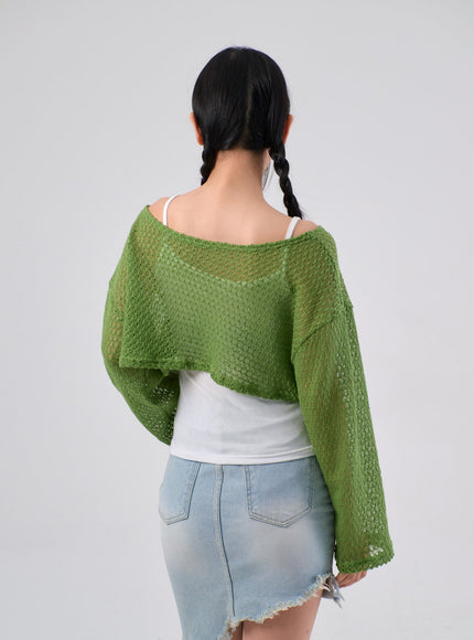 Cover-Up Cropped Top IA305