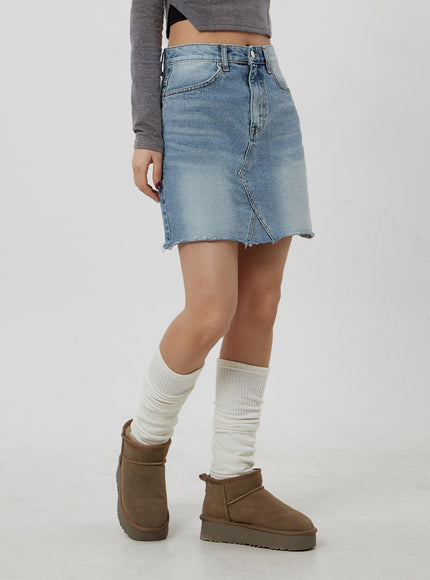 牛仔迷你裙CF302