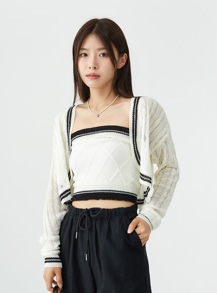 Slit Banded Pants OU12