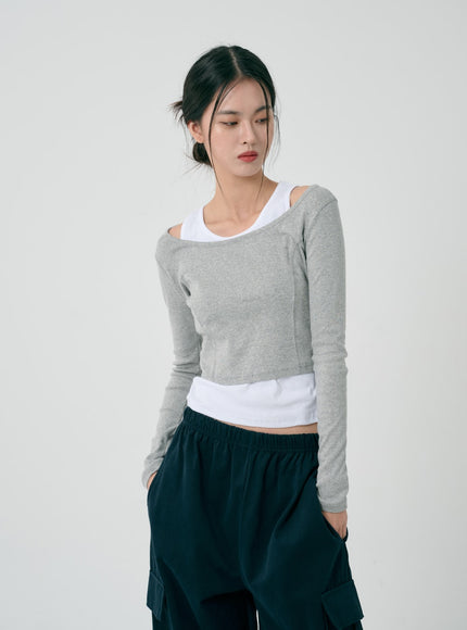 圓領無袖上衣 ID08