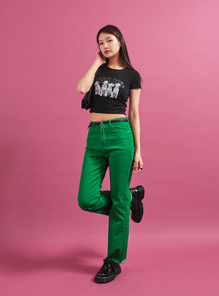 Dalmation 短款 T 卹 CY17