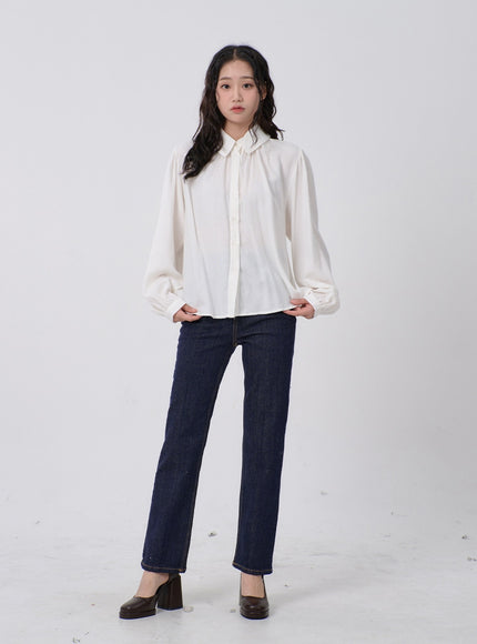 修身直筒牛仔褲 BD19