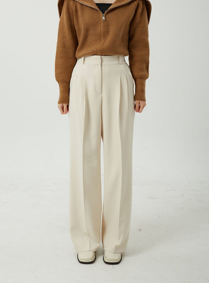 Wide Leg Tailored Pants OJ309