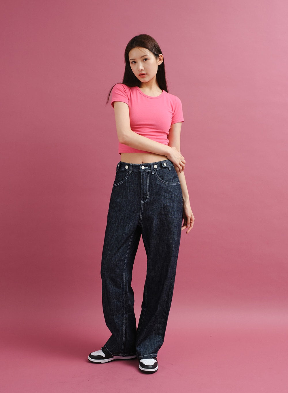 Summer Wide Leg Denim Pants CY25