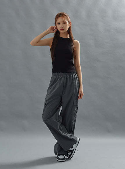 寬鬆繫帶工裝褲 CG01 
