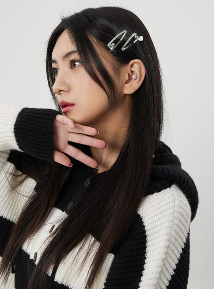 迷你心形髮夾 BJ316