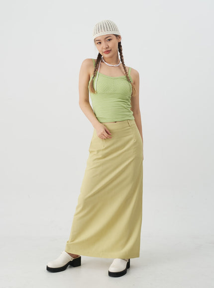 Tailored Maxi Skirt CJ08