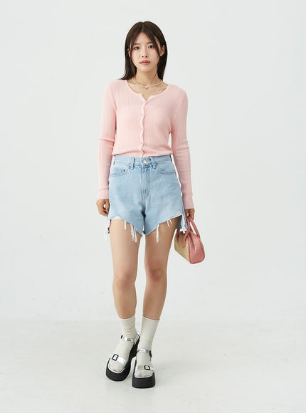 光面雙扣厚底涼鞋 OU14