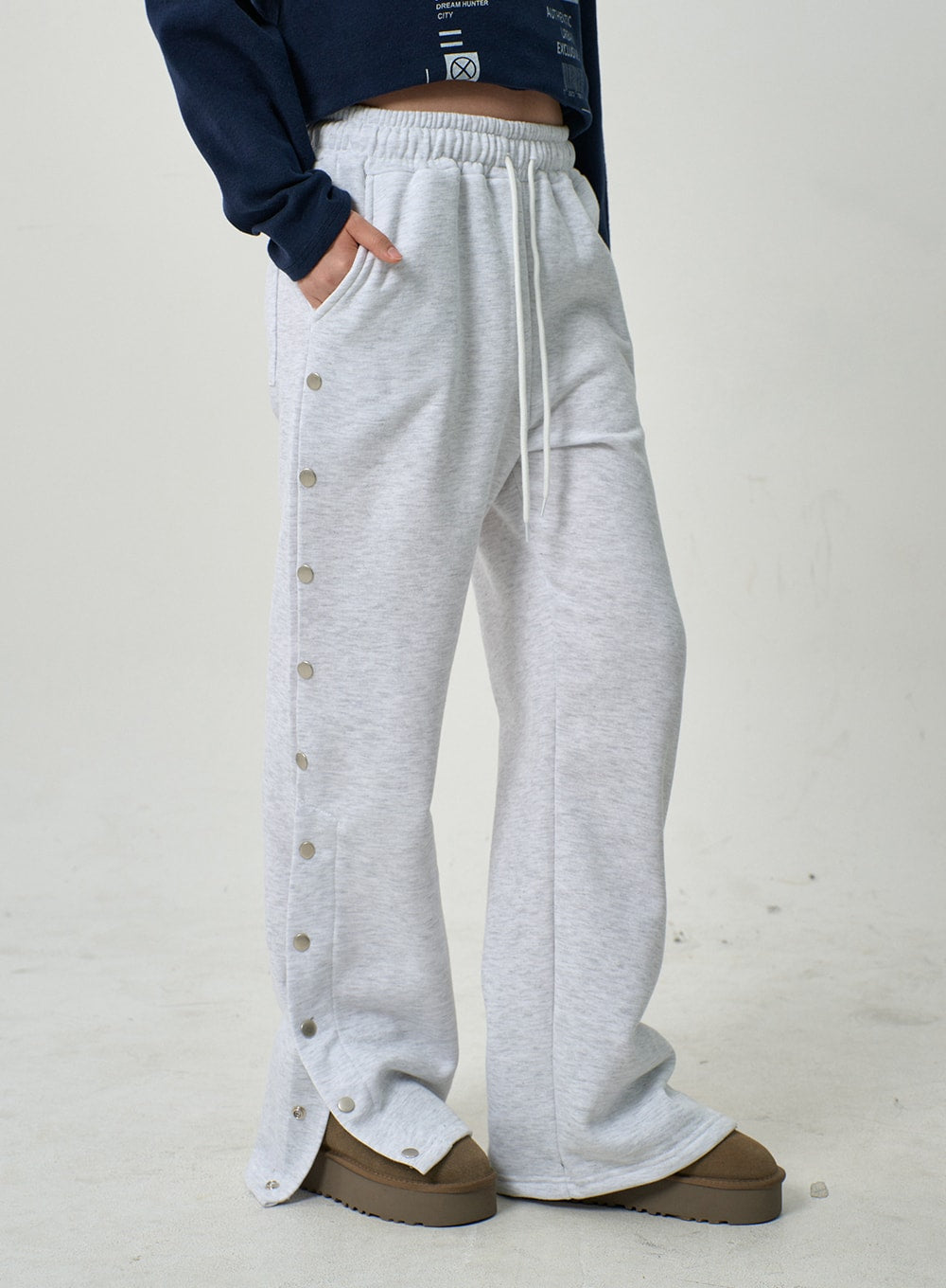 Adidas Pants Men's Break Away Snap Button Side size L Blue Sweat Track  Active | eBay