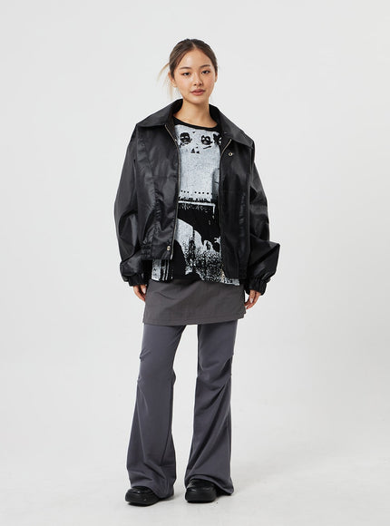 超大號尼龍夾克男女皆宜 CF316