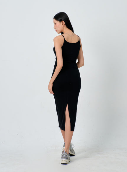 細肩帶長連衣裙 IJ330