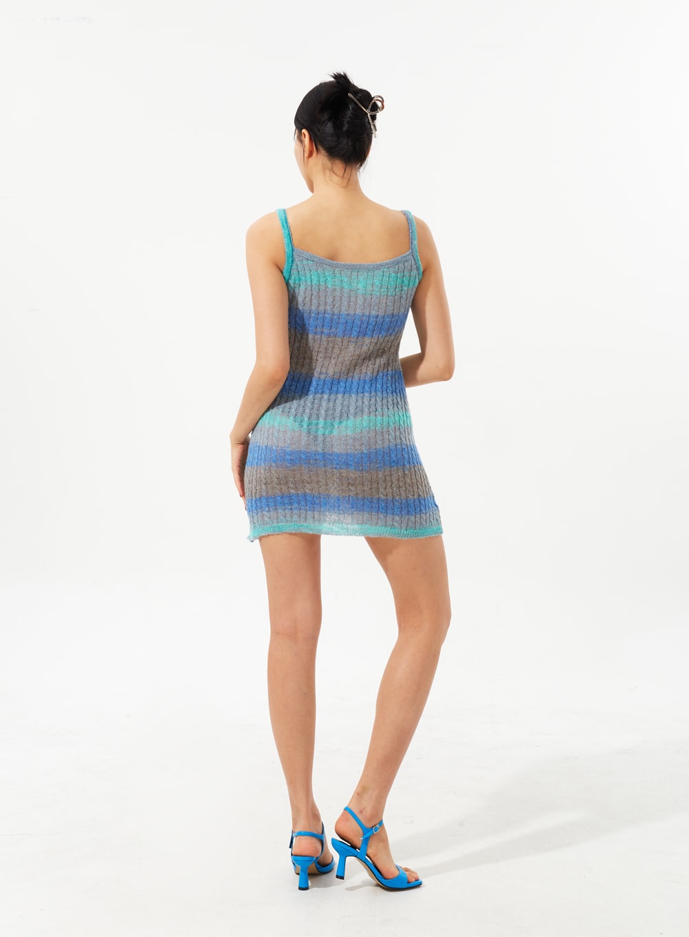 Stripe Knit Mini Dress IM323