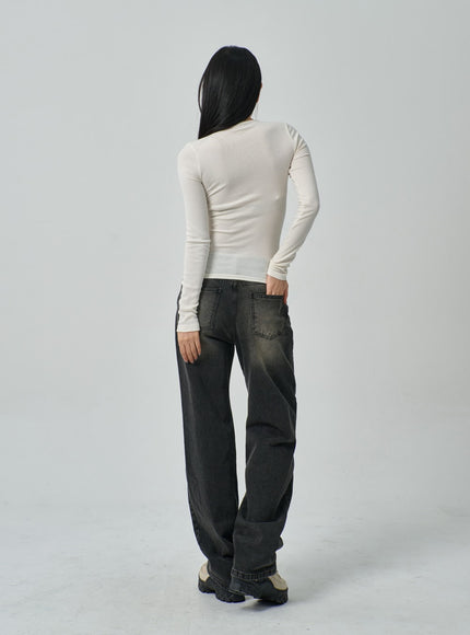 羅紋針織上衣 IF314